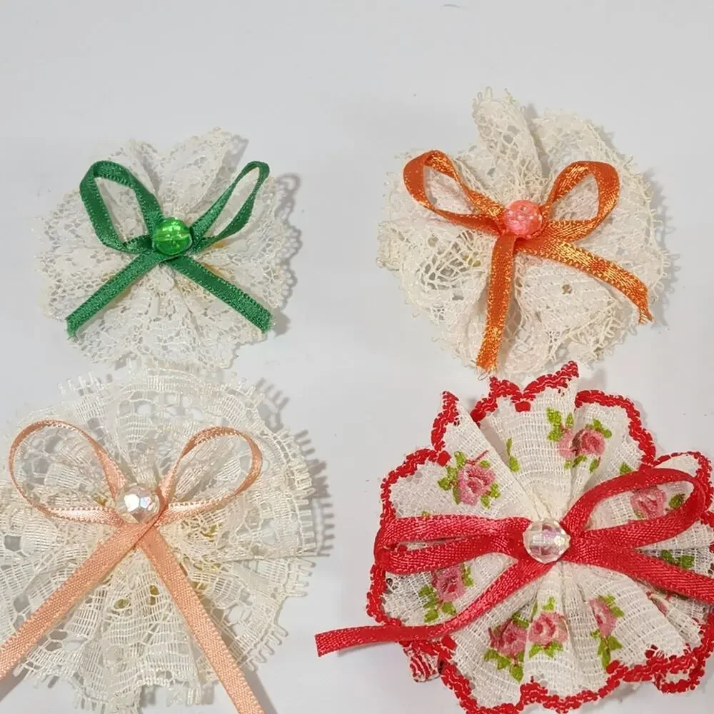 🌻3 for $18 Vintage 80's Lace Baby Bows